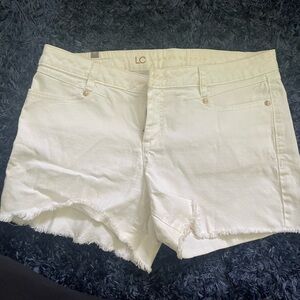 Lauren Conrad white Jean shorts